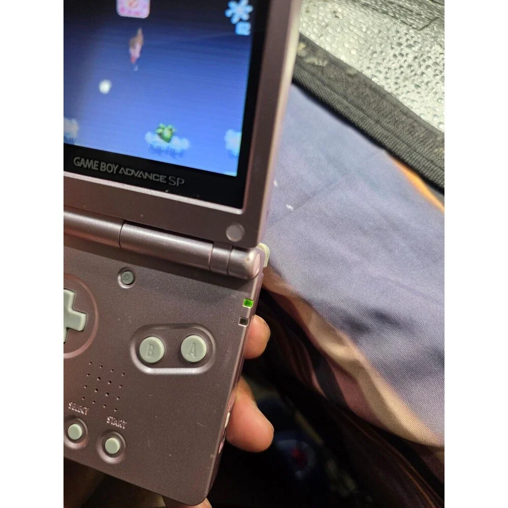 Nintendo Game Boy Advance SP AGS-101 Pearl Pink + Original Charger